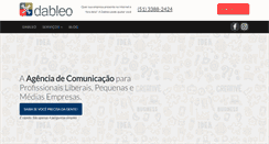 Desktop Screenshot of dableo.com.br